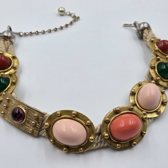 Vintage Bill Smith for Richelieu Statement Necklace Late 1960s - Picture 9 of 16